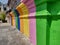 Penang wall colourfull rainbow