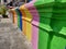Penang wall colourfull rainbow