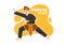 Pencak Silat Sport Illustration with People Pose Martial Artist from Indonesia for Banner or Landing Page in Cartoon Hand Drawn