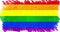 Pencil animation draw colorful of civil right gay pride rainbow flag, idea fantasy, education school and peace in the world