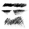 Pencil Black Brush Texture Style Vector