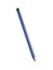 Pencil blue isolated on pure white