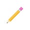pencil colorful flat element for literacy day international celebration education background