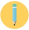 Pencil, edit Isolated Vector icon that can be easily modified or edit