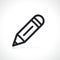 Pencil or edit line icon