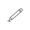 pencil, edit line icon. Signs and symbols can be used for web, logo, mobile app, UI, UX