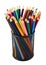 Pencil holder full of pencils