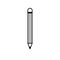 Pencil icon on white background.