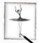 Pencil and the image of ballet