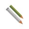 Pencil isolated vector.