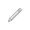 Pencil Related Vector Line Icon