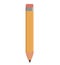 pencil. school supplies. writing and drawing. vector object.