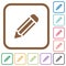 Pencil simple icons