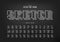 Pencil sketch shadow bold font and alphabet vector, Chalk script and number design