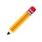 Pencil tool flat style icon