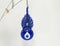 Pendant on chain, nazar beads against the evil eye