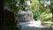 PENDANT HOUSE among the plants in the sacred wood of Bomarzo. a natural park adorned with numerous basalt sculptures, inaugurated