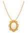 Pendant or necklace of gold with pearl, 1910s style, isolated jewelry