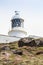 Pendeen lighthouse in cornwall england uk