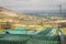 Pendil hill on a winters day with a view of Pendle ski slope