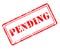 Pending rubber stamp