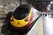 Pendolino electric train Glasgow Central station