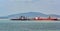 Pengerang Deepwater Petroleum Terminal with tankers.