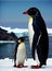 Penguin Antarctica surrealism Kodachrome detailed quality