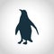 Penguin black silhouette