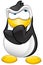 Penguin Character - Thinking