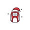 penguin, Christmas line icon. Elements of New Year, Christmas illustration. Premium quality graphic design icon. Can be used for