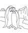 Penguin coloring page