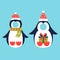 Penguin costume christmas photo booth props set