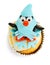 Penguin cupcake