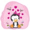 Penguin with flowers