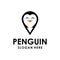 Penguin logo design vector template