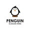 Penguin logo design vector template