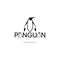 Penguin Logo Template. Modern Design.pinguin logo design
