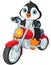 Penguin Motorcyclist