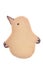Penguin Shaped Biscuit Isolated