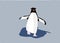 A penguin standing.