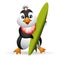 Penguin Surfer