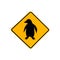 Penguin warning sign