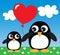 Penguins hearts love