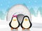 Penguins in the igloo
