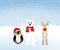 Penguins, polar bears and reindeer