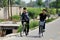 Pengzhou, China: Chinese Teenagers Riding Bicycles