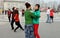 Pengzhou, China: Couples Dancing in Outdoor Plaza