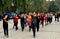 Pengzhou, China: Dancing in Pengzhou Park