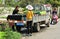 Pengzhou, China: Farmers Loading Garlic Greens